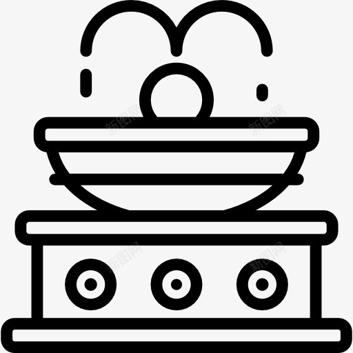 喷泉图标png_新图网 https://ixintu.com 公园 喷泉 建筑 建筑与城市 花园
