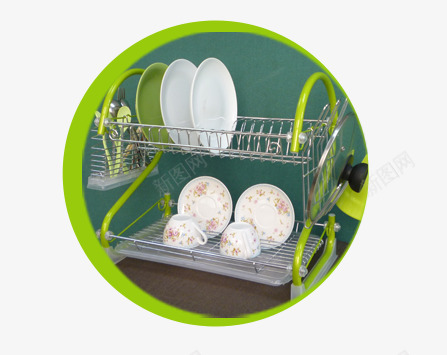 厨房用品png免抠素材_新图网 https://ixintu.com 厨房用品放碗器不锈钢