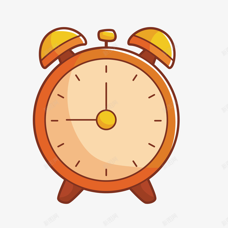 卡通闹铃png免抠素材_新图网 https://ixintu.com PNG图 PNG图下载 创意卡通 卡通 卡通插图 插图 闹钟 闹铃