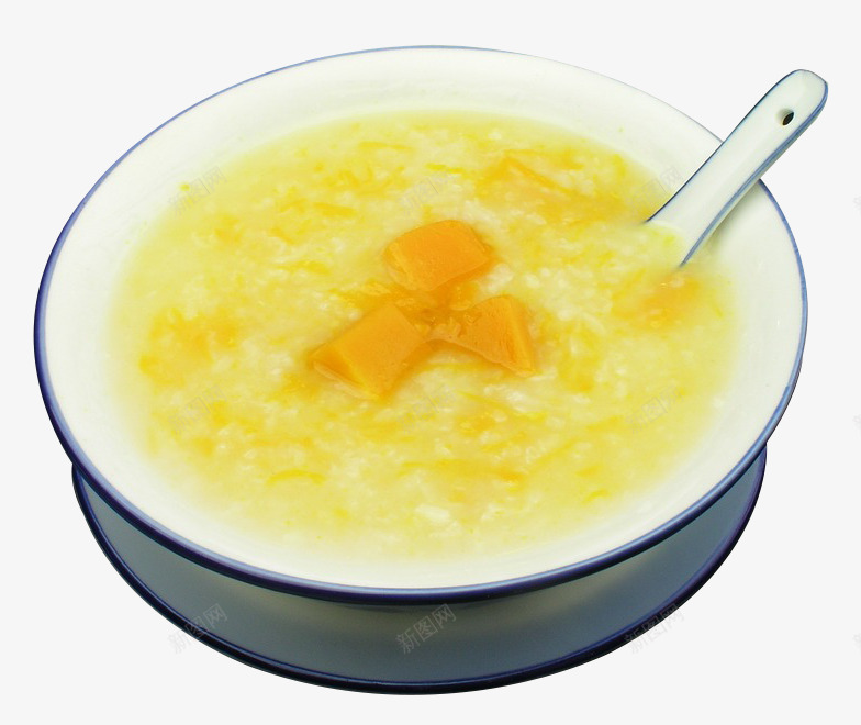 南瓜粥美食png免抠素材_新图网 https://ixintu.com 产品实物 健康 南瓜块 搭配 熬制 美食 营养