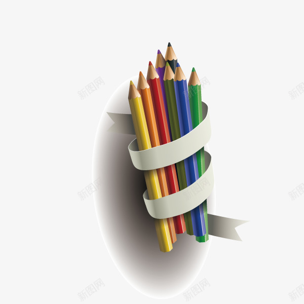笔学习用品开学季png免抠素材_新图网 https://ixintu.com 学习用品 开学季 笔