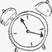 卡通素描闹钟png免抠素材_新图网 https://ixintu.com 卡通 素描 闹钟