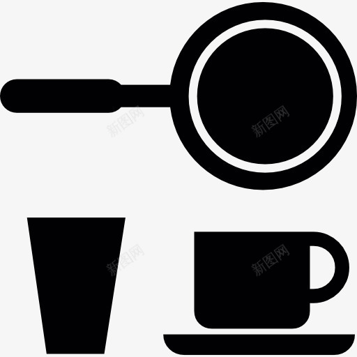 厨房用具图标png_新图网 https://ixintu.com 厨房 厨房锅 工具和用具 杯 杯碟 玻璃 碟 锅