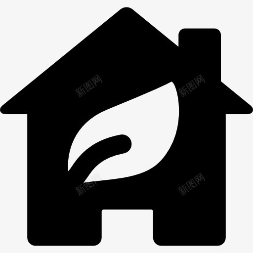 生态住宅图标png_新图网 https://ixintu.com 叶 家楼 生态 生态主义 生态学