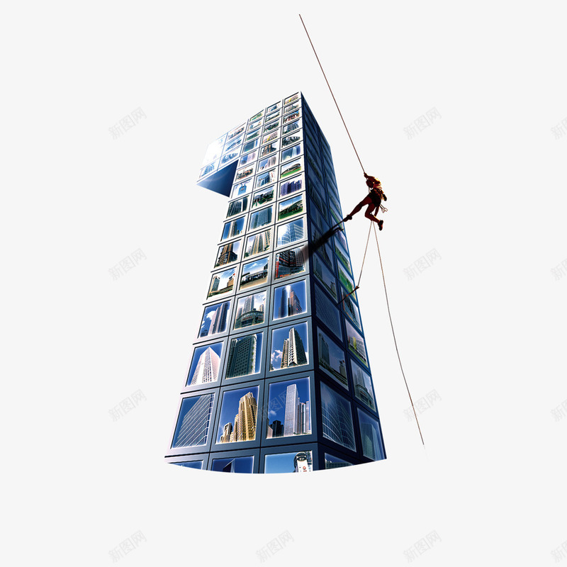 商务高楼免费psd免抠素材_新图网 https://ixintu.com 人 免费Png素材 商务 格子 高楼