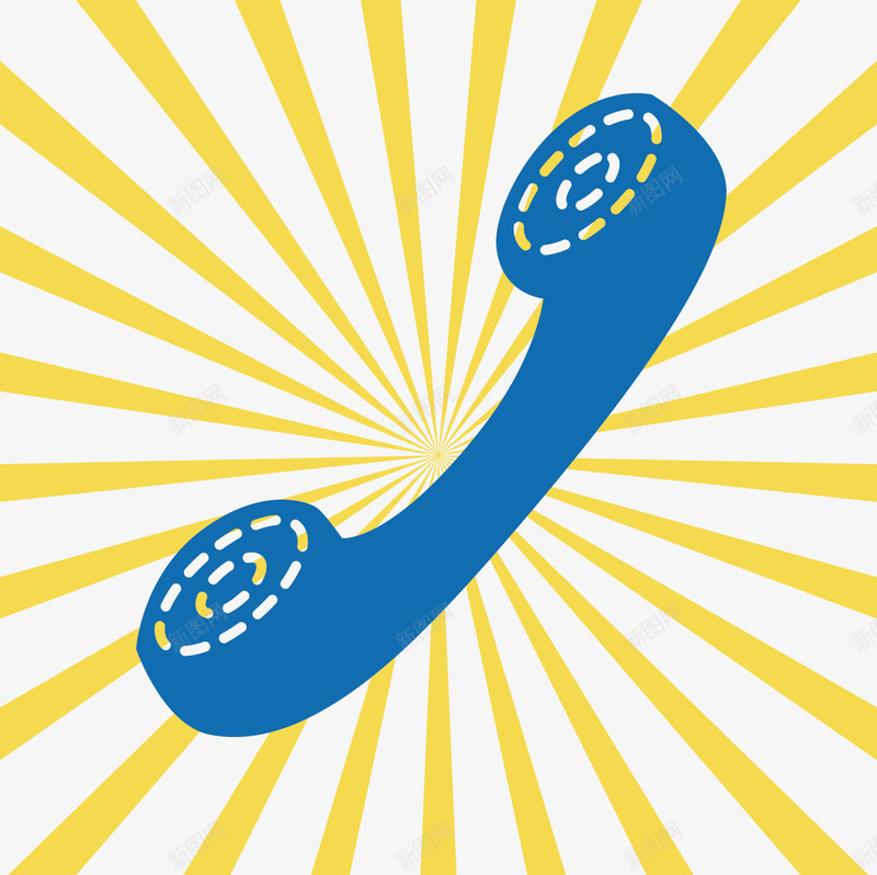 固定电话图标矢量图ai_新图网 https://ixintu.com 沟通 电话 联系 矢量图