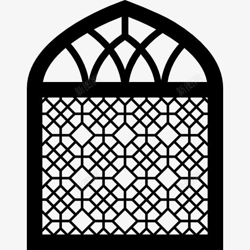 窗口图标png_新图网 https://ixintu.com 伊斯兰教 框架 楼 清真寺 装饰 阿拉伯