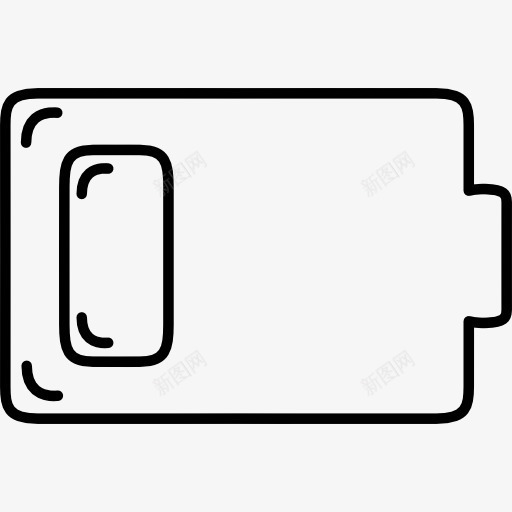 电池工具勾勒出矩形图标png_新图网 https://ixintu.com 工具 工具和器具 形状 概述 电话 矩形 脑卒中的图标 轮廓 钱包