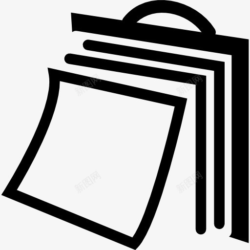 挂历翻动书页图标png_新图网 https://ixintu.com 挂历 日历 日历页 翻动书页