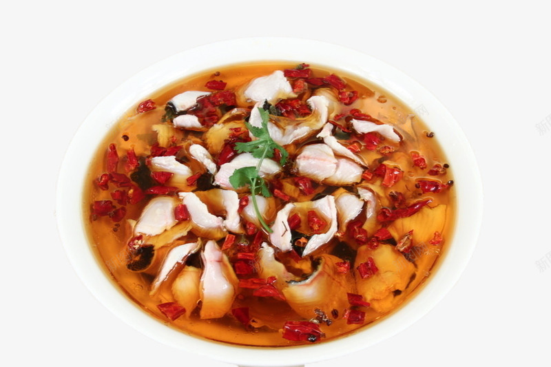 水煮鱼片png免抠素材_新图网 https://ixintu.com 特色水煮鱼 红色 美食 鱼招牌 麻辣