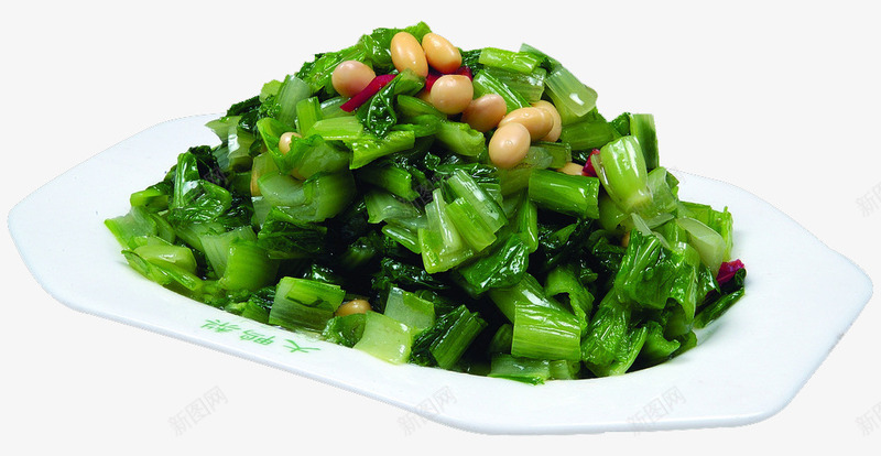 家常青菜拌黄豆png免抠素材_新图网 https://ixintu.com 传统美食 家常菜 特色菜 菜品素材 菜肴菜品 青菜拌黄豆 餐饮美食