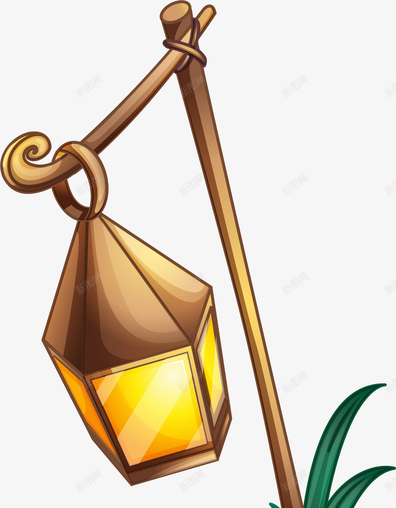 黄色卡通油灯png免抠素材_新图网 https://ixintu.com 免抠PNG 卡通 手提 油灯 童趣 装饰图案 路灯 黄色