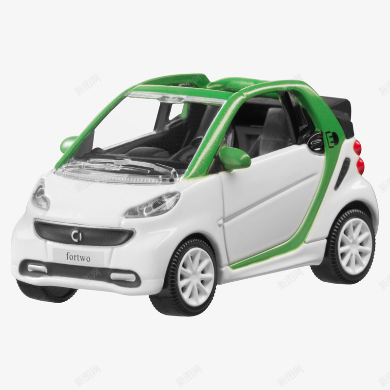 奔驰smartpng免抠素材_新图网 https://ixintu.com 奔驰smart 小车 汽车 白绿色 轿车
