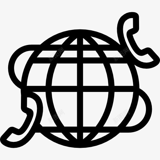 电话图标png_新图网 https://ixintu.com 交谈 国际电话 手机 技术 电话 通信