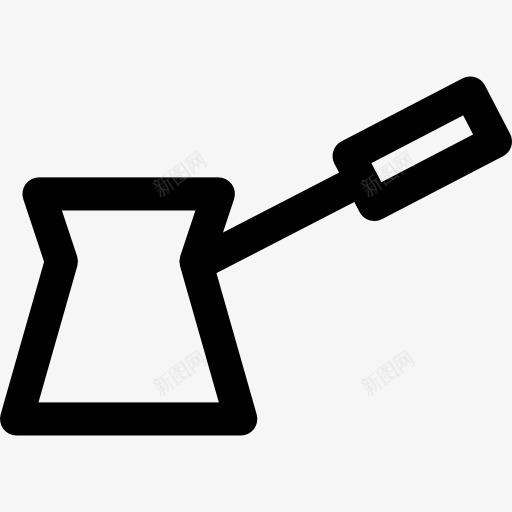 咖啡壶图标png_新图网 https://ixintu.com 厨房用具 咖啡壶 工具和用具 手冲壶 水壶 热饮料