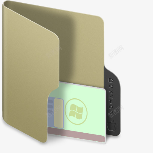 桌面文件夹macosfoldericons图标png_新图网 https://ixintu.com Desktop folder 文件夹 桌面