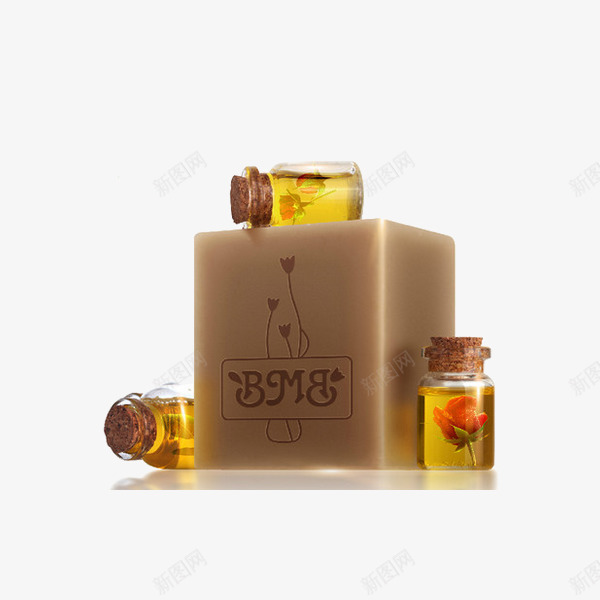 巴登魔瓶玫瑰油手工皂植物冷手工png免抠素材_新图网 https://ixintu.com 产品实物 天然冷制洁面皂 手工皂