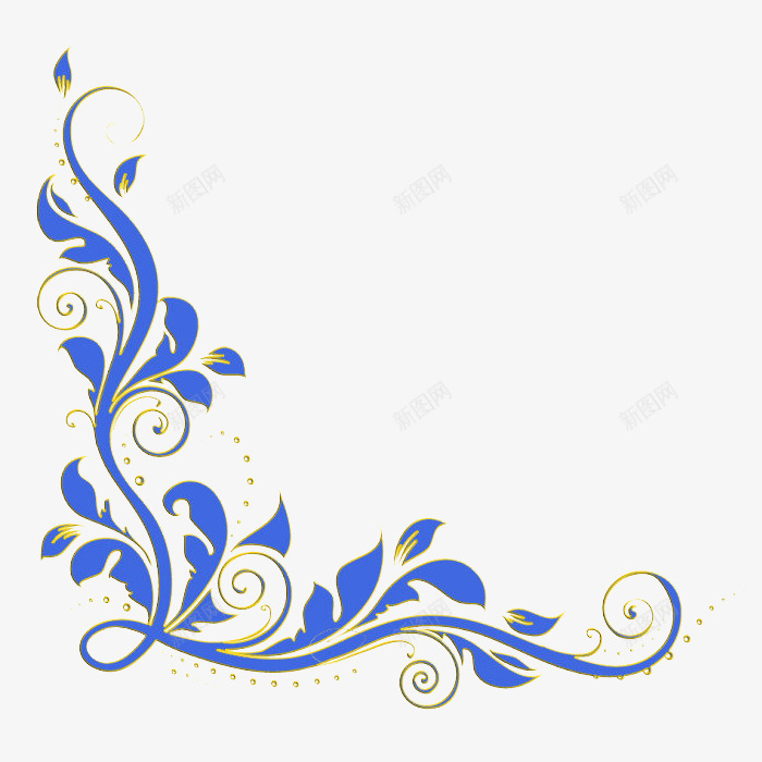 花纹边角装饰png免抠素材_新图网 https://ixintu.com 欧式花纹 花纹 边角装饰