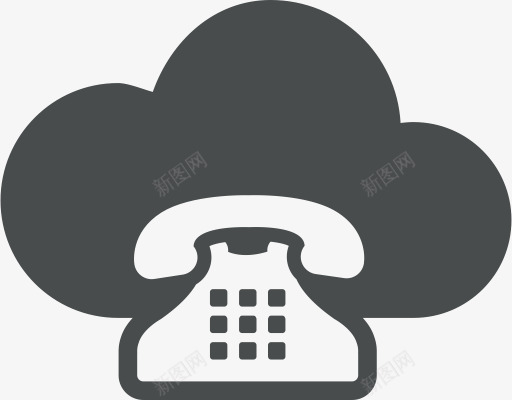 云云计算通信复古电话云计算图标png_新图网 https://ixintu.com Cloud cloud communication computing retro telephone 云 云计算 复古 电话 通信