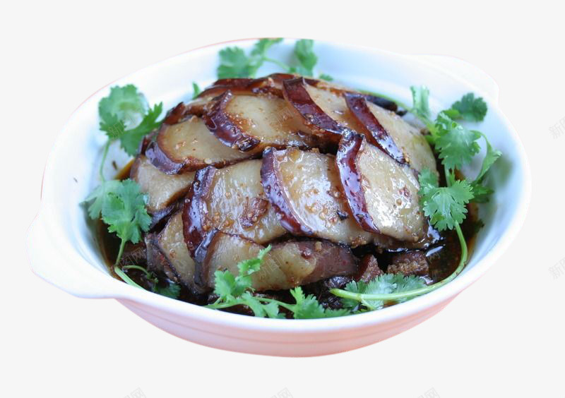 深碟里的腊味合蒸png免抠素材_新图网 https://ixintu.com 中华美食 产品实物 家常菜 深碟里的腊味合蒸 特色菜 菜肴