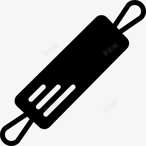 擀面杖图标png_新图网 https://ixintu.com 厨房用具 工具和用具 擀面杖 食品