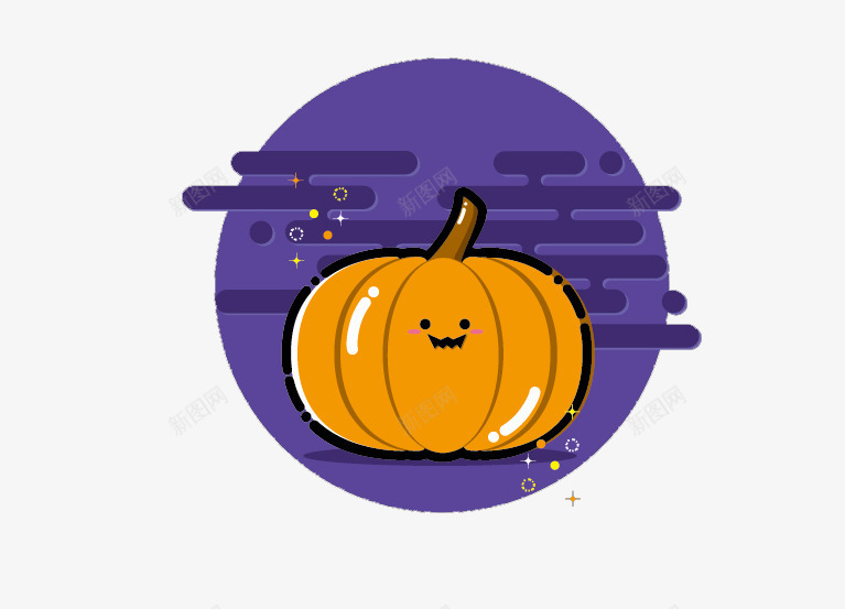 卡通万圣节南瓜图标png_新图网 https://ixintu.com 万圣节 动漫 南瓜 卡通 图标 恐怖
