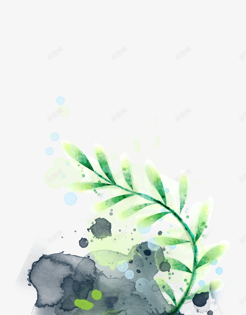 炫彩手绘花纹背景psd免抠素材_新图网 https://ixintu.com 手绘 水彩画 炫彩 物品 背景 花纹