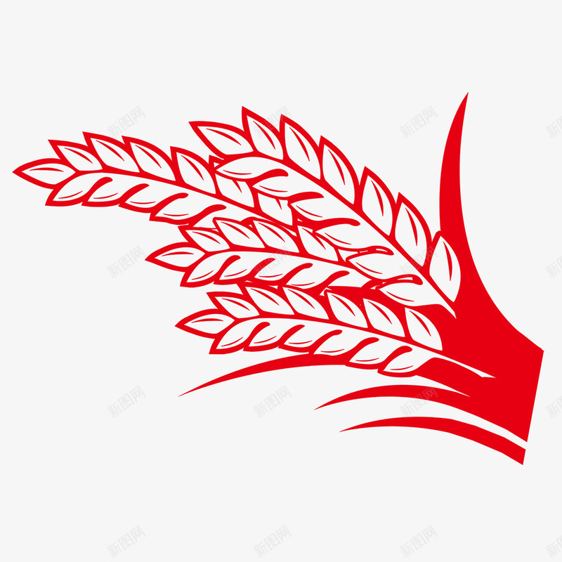 麦序png免抠素材_新图网 https://ixintu.com 麦子 麦序