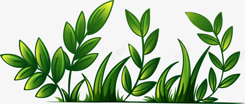 率草丛中png免抠素材_新图网 https://ixintu.com 植物 绿叶 绿草丛 草丛