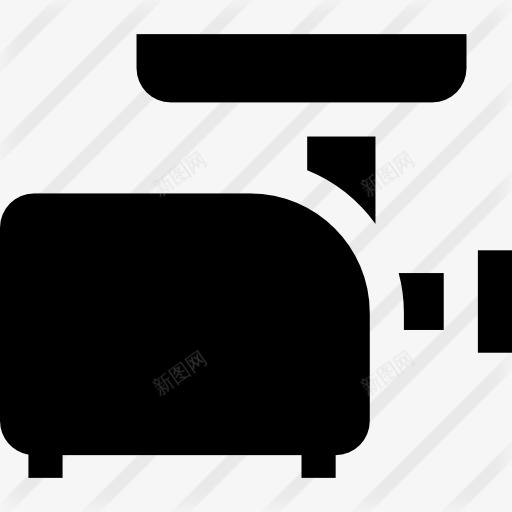 绞肉机图标png_新图网 https://ixintu.com 厨房用具 器皿 家具和家居 屠夫 工具 烹饪 绞肉机