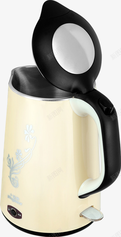白色简约花纹电热壶厨房用品png免抠素材_新图网 https://ixintu.com 厨房 用品 电热 白色 简约 花纹
