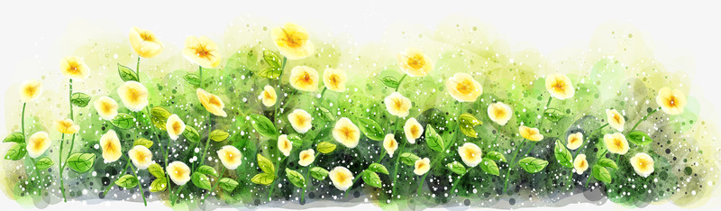 草丛中盛开的花png免抠素材_新图网 https://ixintu.com 盛开 花 草丛 装饰