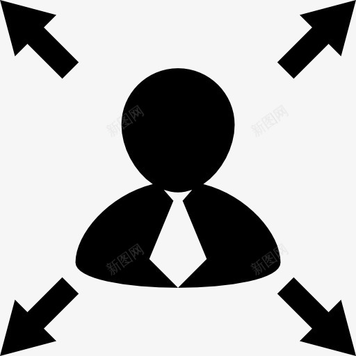 商人肖像放大按钮界面图标png_新图网 https://ixintu.com 人 商人 按钮 放大 特写肖像 男 界面