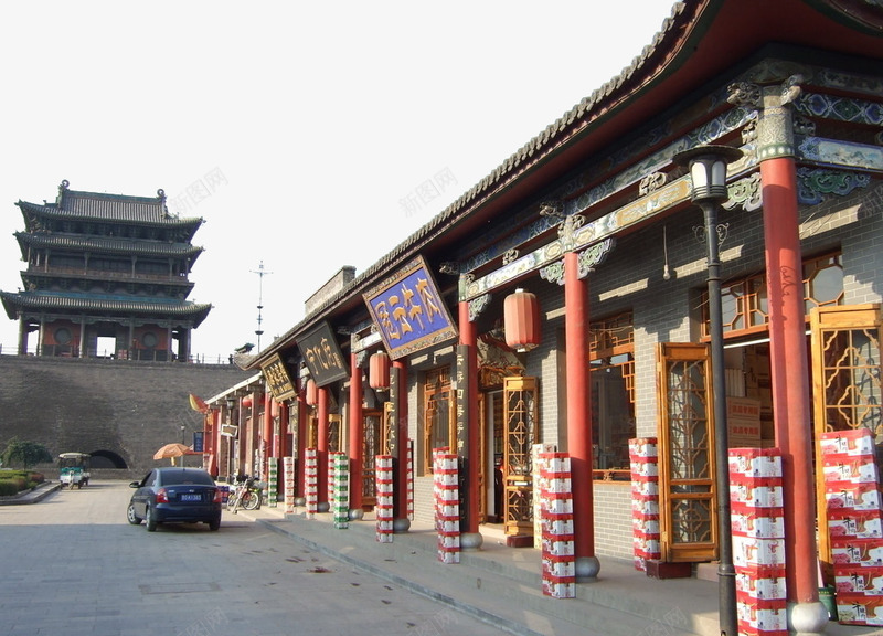 旅游png免抠素材_新图网 https://ixintu.com 山西 平遥古城 街道