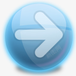 蓝色按钮桌面图标png_新图网 https://ixintu.com 蓝色按钮桌面图标下载