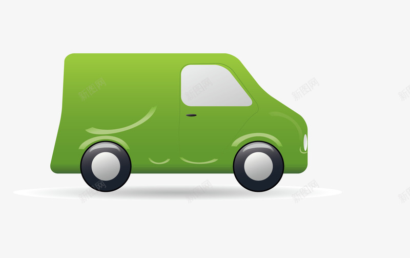 绿色小车矢量图eps免抠素材_新图网 https://ixintu.com 小车 矢量素材 绿色 运货车 矢量图