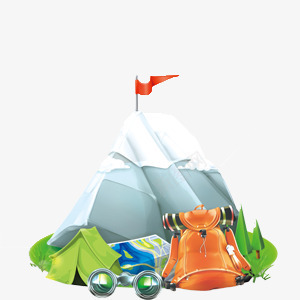 户外山脉png免抠素材_新图网 https://ixintu.com 山脉 户外装备 登山