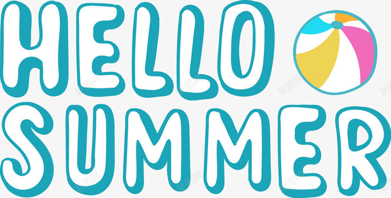 暑期暑假summer夏日艺术字png免抠素材_新图网 https://ixintu.com summer 夏日 暑假 暑期 艺术字
