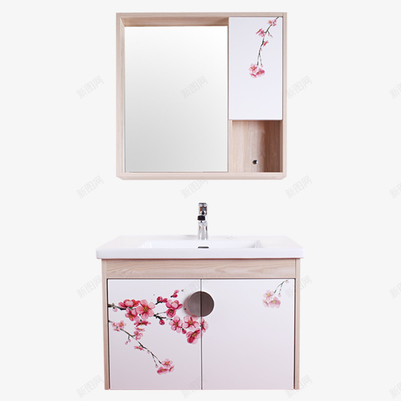 浴室柜梳妆台卫浴家装969png免抠素材_新图网 https://ixintu.com 卫浴 家装 梳妆台 浴室柜
