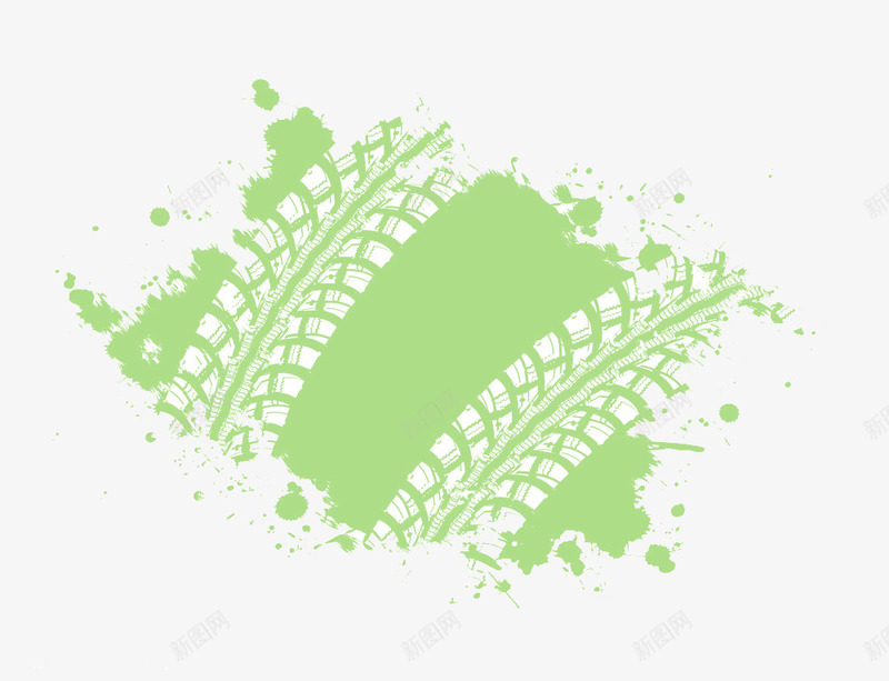 绿色痕迹汽车图标png_新图网 https://ixintu.com 修理工 小汽车 汽车 汽车修理工 汽车图标 高清免扣