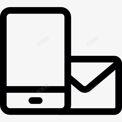 手机短信图标png_新图网 https://ixintu.com 手机 电子邮件 电话 短信 网络 邮件