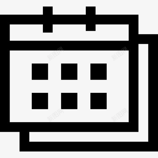 日历图标png_新图网 https://ixintu.com 一个月 工具和器具 日历天 日期 时间