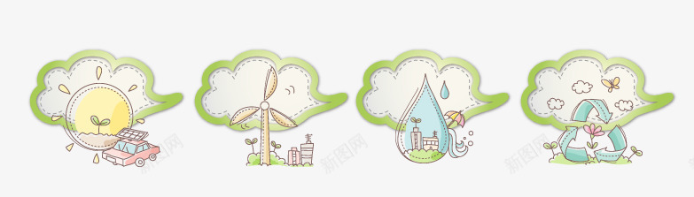 优秀网页模板png免抠素材_新图网 https://ixintu.com 优秀网页模板 网页图案 网页装饰 韩国网页元素