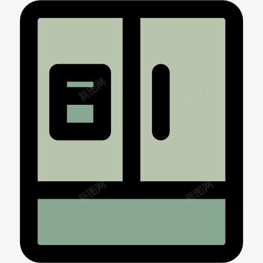 冰箱图标png_新图网 https://ixintu.com 冰箱 冷 厨房 技术 电子