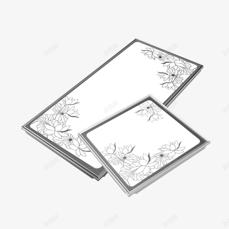 产品实物花纹平板灯png免抠素材_新图网 https://ixintu.com 产品实物 卫生间 厨房 平板灯 日用百货 灯具 花纹 超薄 面板灯