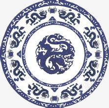 盘子png免抠素材_新图网 https://ixintu.com 厨房 圆形 盛放 碟子 青花瓷