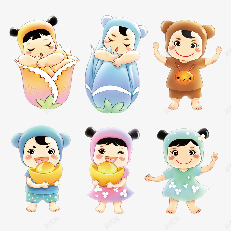 卡通png免抠素材_新图网 https://ixintu.com 卡通 美女 老板疯了