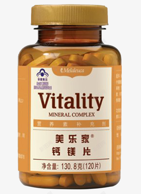 美乐家钙镁片png免抠素材_新图网 https://ixintu.com 不含防腐剂 天然矿物质 植物营养素 美乐家 钙镁片 镁 黄色