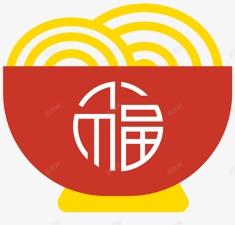 面条卡通符号矢量图eps免抠素材_新图网 https://ixintu.com 中国文化 中国特色符号 特色符号 矢量符号 符号 面条 矢量图