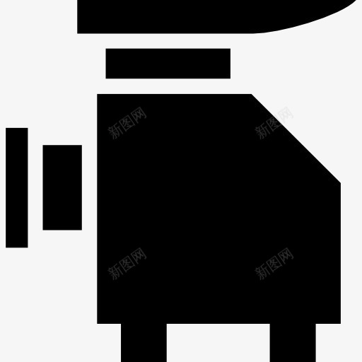 绞肉机图标png_新图网 https://ixintu.com 厨房用具 器皿 屠夫 工具 烹饪 绞肉机